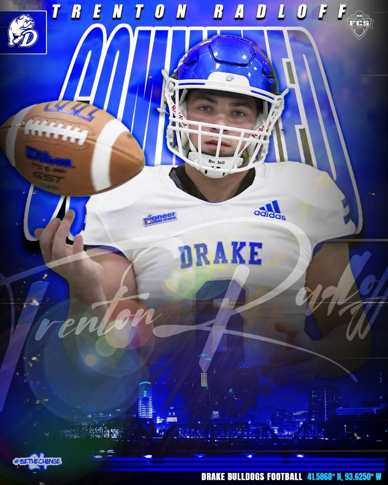 Trenton Radloff (@radlofftrenton) on Twitter photo 100% COMMITTED๐๐ค #gobulldogs <a href="/DrakeBulldogsFB/">Drake Football</a> @DrakeCoachSmith <a href="/tstepsis/">Todd Stepsis</a> <a href="/Emoneyshow/">Eric Harrison</a> <a href="/CoachLBrown/">Lambert Brown</a> <a href="/FootballWayzata/">Wayzata Football</a> 100% COMMITTED๐๐ค #gobulldogs <a href="/DrakeBulldogsFB/">Drake Football</a> @DrakeCoachSmith <a href="/tstepsis/">Todd Stepsis</a> <a href="/Emoneyshow/">Eric Harrison</a> <a href="/CoachLBrown/">Lambert Brown</a> <a href="/FootballWayzata/">Wayzata Football</a>