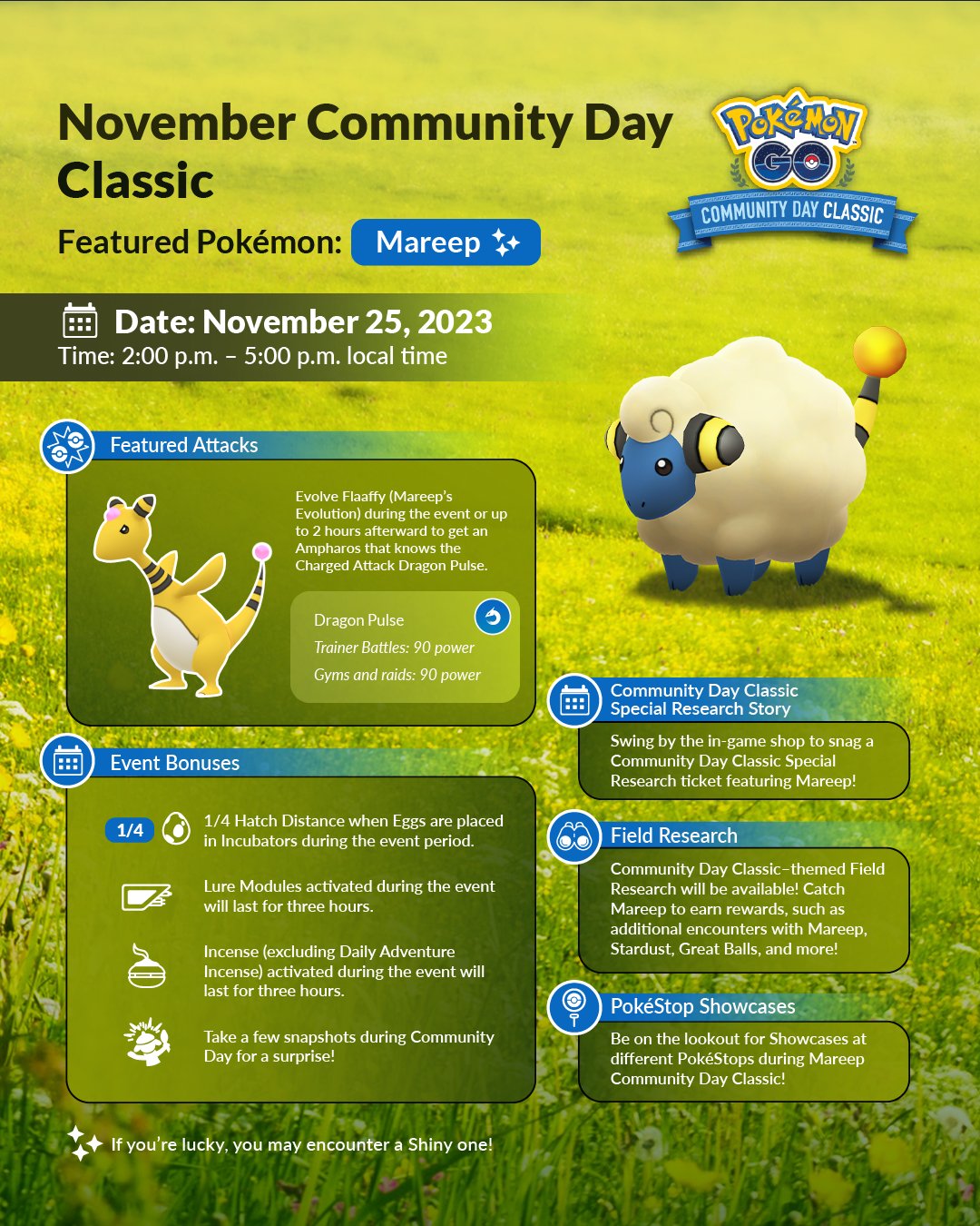 All Pokemon GO November 2023 Events