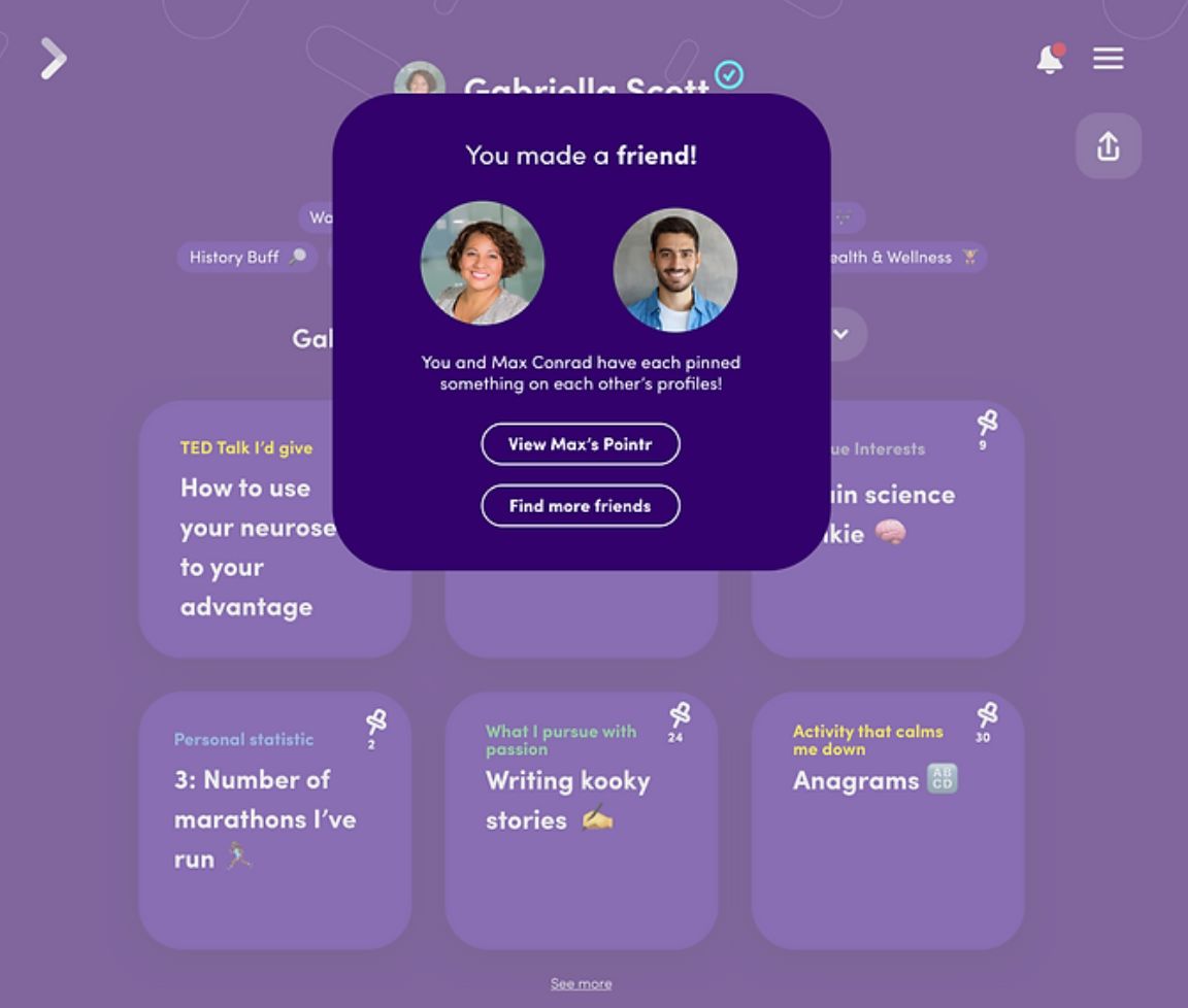 hellopointr's tweet photo. Dive into the world of seamless colleague networking with Pointr! 🌐 Experience the power of #socialbonding, #relationshipbuilding, and #hybridwork solutions. 

#PointrConnections #WorkplaceCulture #TechInnovation https://t.co/9I6RUtywcv
