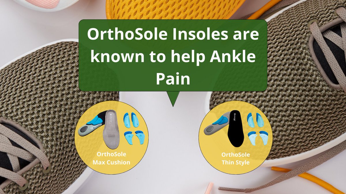 Learn more about the causes of pain in the ankle & how you can use our innovative products to relieve discomfort. orthosole.com/insoles-by-con… #AnklePain #Anklepainrelief #Anklepaintreatment #Anklepains #Anklepainsucks #insoleswetrust #Loveyourfeet #PlantarFasciitis #FootPain #Unique