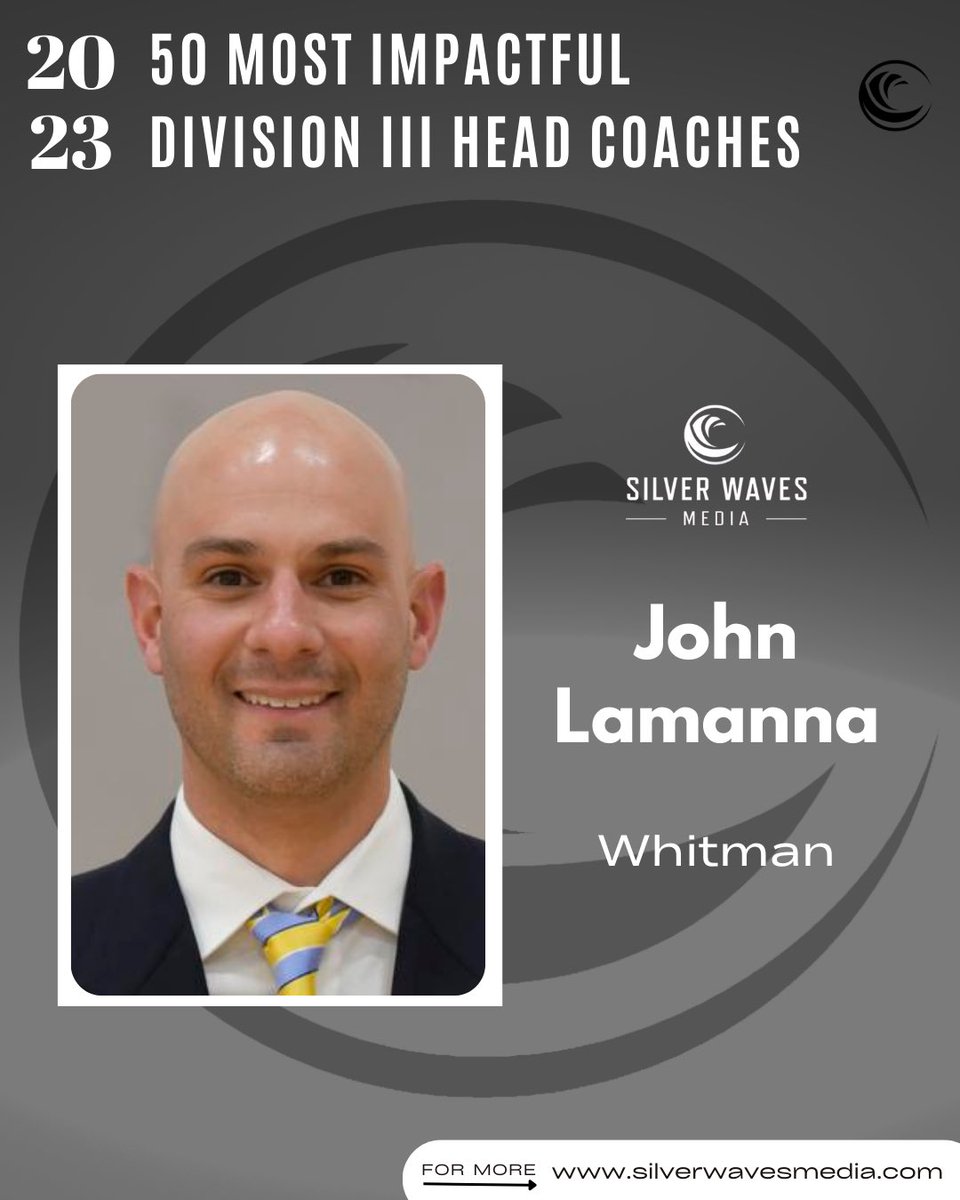 @CNUBasketball <a href="/CNUathletics/">CNU Athletics</a> <a href="/CNUcaptains/">Christopher Newport University</a> <a href="/RyanSilver1/">Ryan Silver</a> Congratulations to John Lamanna of Whitman on being named to the 2023 Most Impactful Division III Head Coaches list.

<a href="/john_lamanna/">John Lamanna</a> 

silverwavesmedia.com/2023-most-impa…