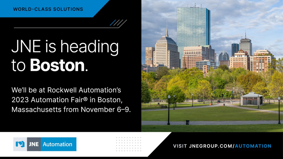 We'll be at #AutomationFair 2023 in Boston, Massachussetts from November 6–9! This is the world's premier industrial automation and digital transformation event hosted by <a href="/ROKAutomation/">Rockwell Automation</a>.

Click here for more information on how to register — lnkd.in/dyeWu5g