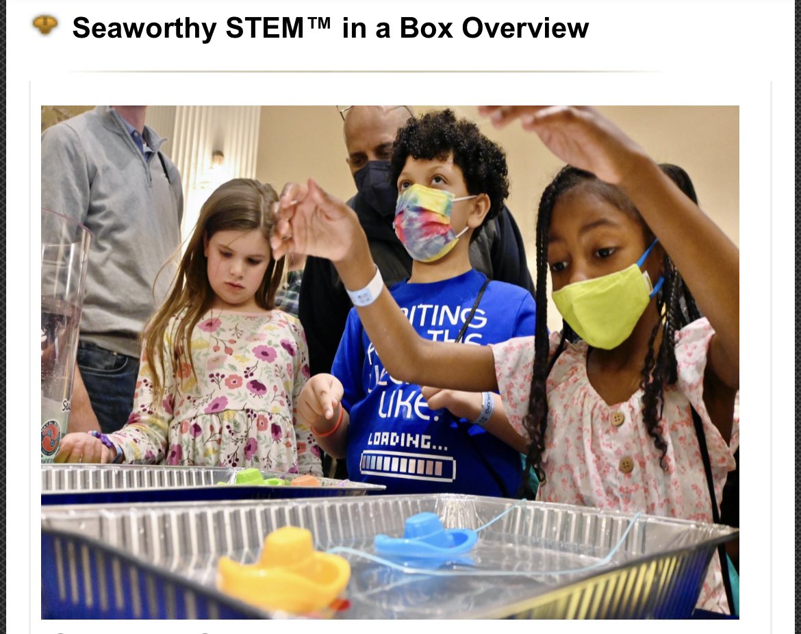 TomJenkinsSTEM's tweet photo. Check out our recent paper published in @arisimpacts. “Seaworthy STEM: A Conceptual Framework For Building Strong Foundations for STEM Literacy Through Partnerships Between Educators and STEM Professionals: https://t.co/IkzJnz9KnR #DoDSTEM #STEM #BroaderImpacts #NavalSTEM https://t.co/XBoxHUhuLv