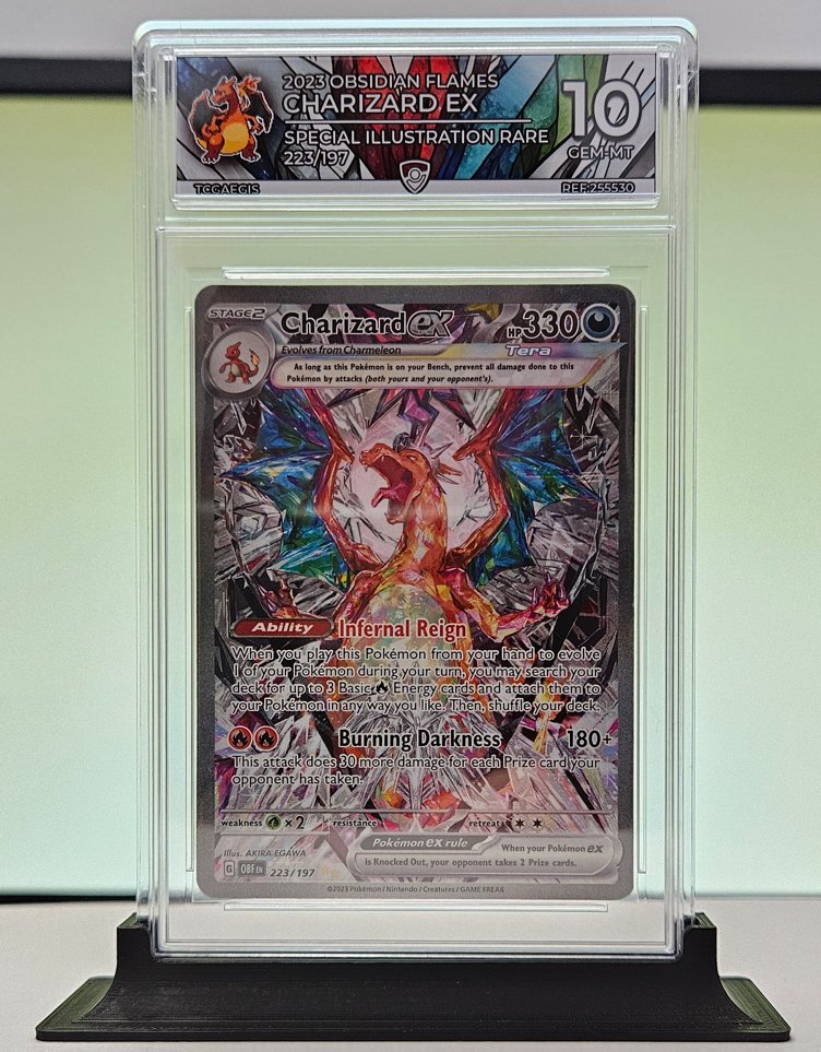 Samuleth_'s tweet photo. To those wondering what I have been up to (other than work/career etc)..

⭐️Me and a few others have started prototyping a slabbing/grading business for Pokémon TCG collectors with the aim to make it more accessible and affordable.

⭐️We understand not everyone wants to chase grades just for resale value, and many want to protect their collections, pack fresh, or old/played and sentimental in a slab with some awesome art work. 

👀We will eventually be offering grading (future) as well as "self slabbing kits"... more to come on that one! 

🔥Today our first batch of prototype slabs and labels were complete.. Here is a peak: