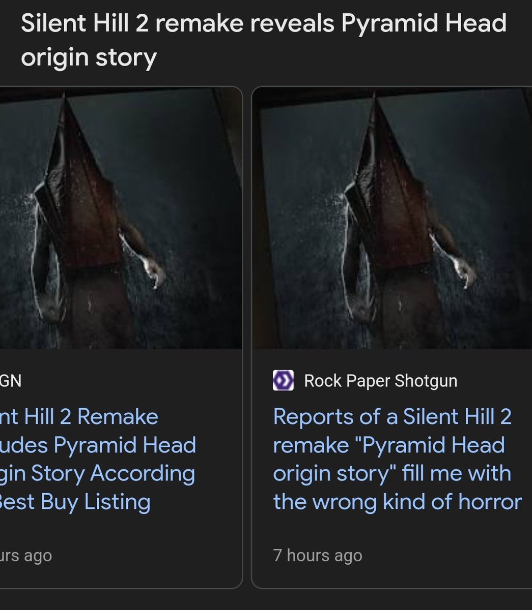 Reports of a Silent Hill 2 remake Pyramid Head origin story fill