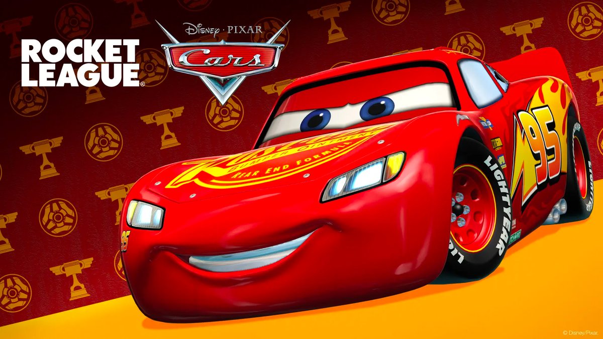 RLRecon's tweet photo. Rocket League has announced a collaboration with Disney and Pixar's Cars to bring forward a Lightning McQueen car!

The car will have THREE decal variants and play on the Dominus hitbox!

Oh, and Life Is A Highway is a Player Anthem! https://t.co/vK53T71oxG