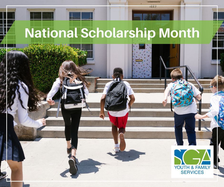 November is National Scholarship Month and SGA wants all students to be set up for success. SGA’s Higher Sights program can help high school & college students explore financial & academic options to find the best fit. Contact our team at hsights@sga-youth.org for more info.