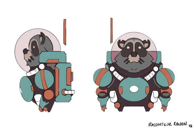 Some Initial character customisation concepts for Astronimo. Some made it through to the EA release 