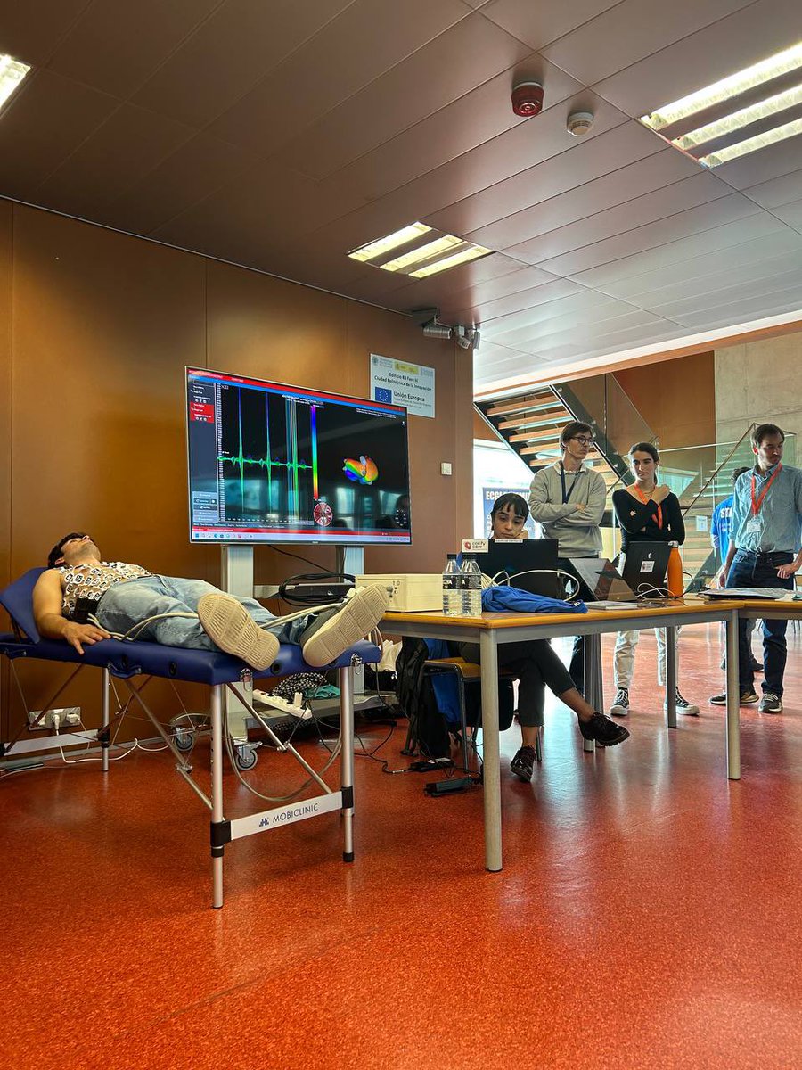 ecgisummit's tweet image. Today, the @corifyAF team, partners of #ECGiSUMMIT2023, showed all the attendees their technology.           They scanned one person in real time using  #ACORYS                             Exciting to see how ECGI is used in real time!