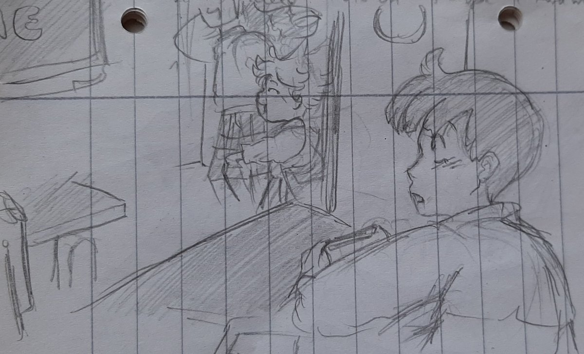 tsukiyume_saki's tweet photo. #Persiensweek started!!
Here is my day 1 first meeting
 only pencil sketchs for the week,but well

I thought a while what to draw and decidet to make a high school au

so here day 1 at school  Nasiens seeing Percy for the first time
   #MokushirokunoYonkishi #黙示録の四騎士 https://t.co/fbIRMA2q6J