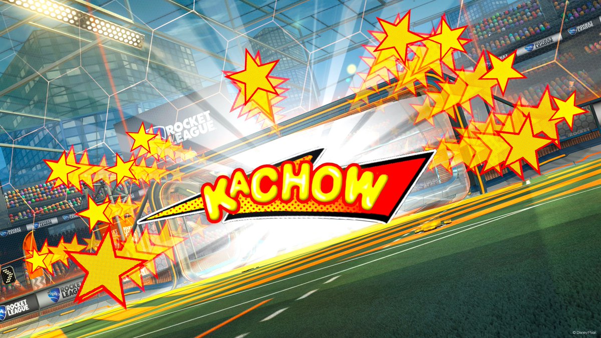 RLRecon's tweet photo. Rocket League has announced a collaboration with Disney and Pixar's Cars to bring forward a Lightning McQueen car!

The car will have THREE decal variants and play on the Dominus hitbox!

Oh, and Life Is A Highway is a Player Anthem! https://t.co/vK53T71oxG