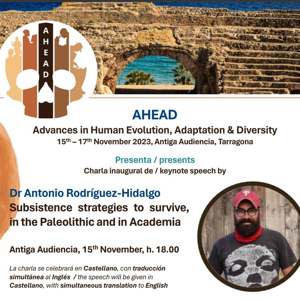Charla inaugural del <a href="/AHEADmeeting_/">AHEADmeeting</a> , Tarragona Antigua Audiencia, 15 noviembre 2023.