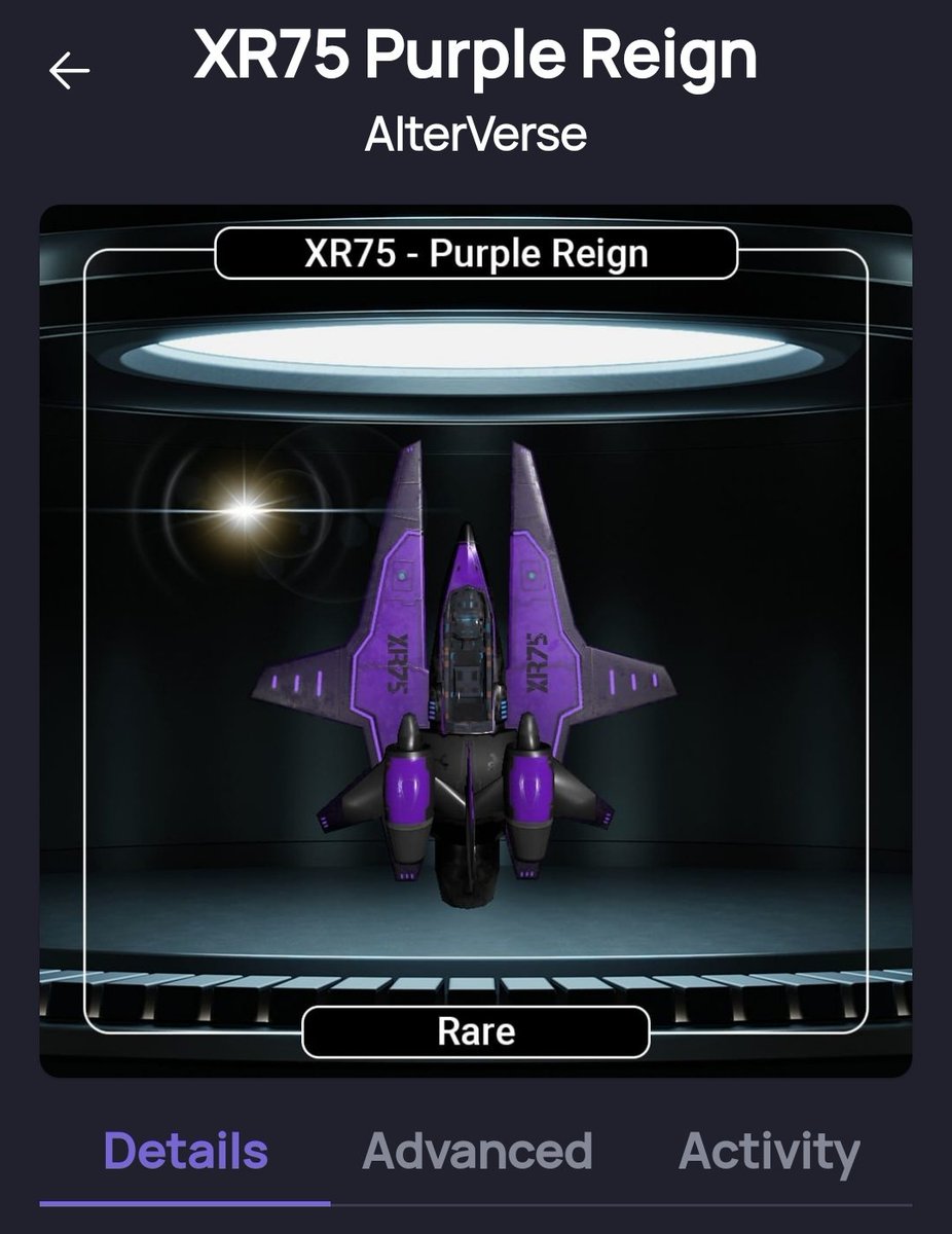 CryptoGamerr's tweet photo. @AlterVerseGame What's going to happen to these types of spaceships? They still in my ethereum wallet https://t.co/UozrpmtapJ
