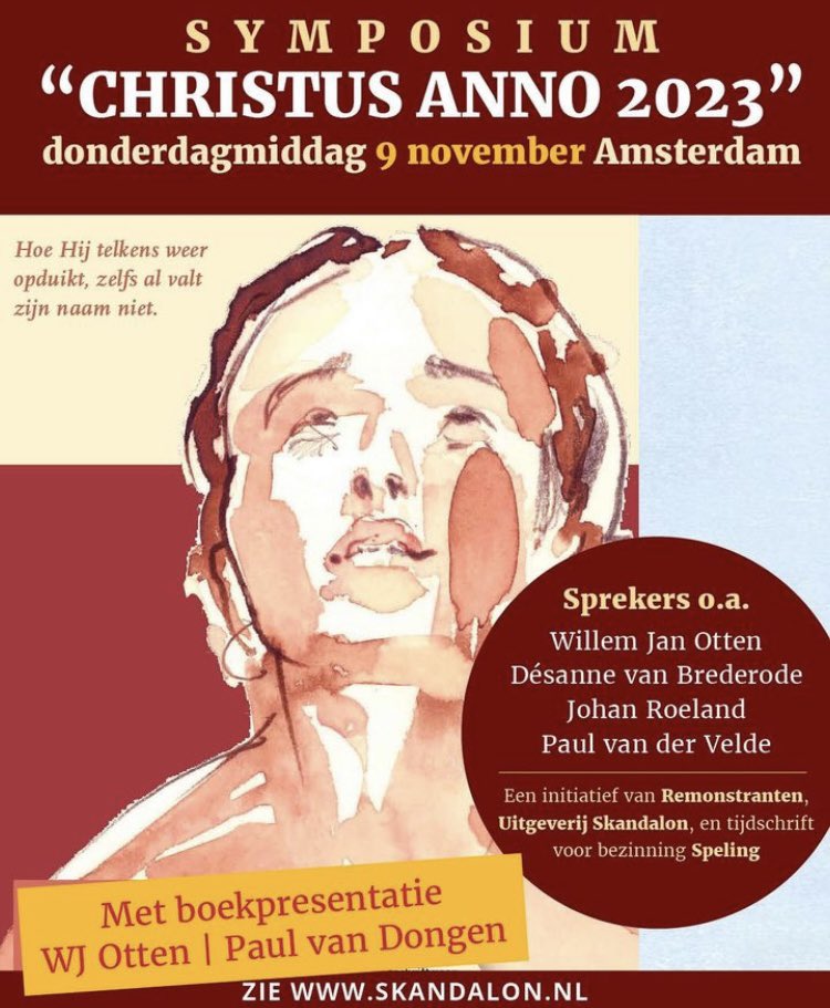 blaisetolky's tweet photo. Symposium op 9 november a.s. over waar de Christusfiguur steeds weer opduiktππ
#WillemJanOtten @desannev #PaulvanDongen #JohanRoeland #PaulvanderVelde
https://t.co/oWmgARHgNZ @UitgSkandalon #Speling #Remonstranten https://t.co/9VfajCtezs