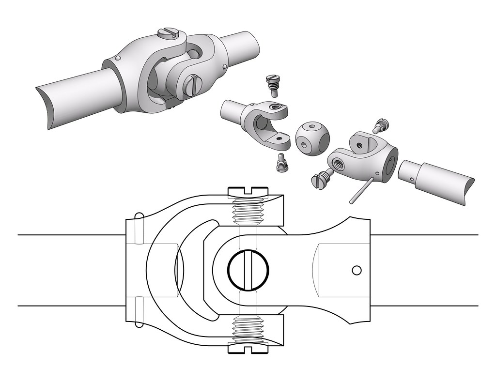 sketchUcation's tweet photo. Model for U-Joint from around 1900 by Dave R
Screw threads 23mm long
#sketchup #screwthreads #3Dprinting
https://t.co/JKQlm5pojh https://t.co/DiM3quQ2eB