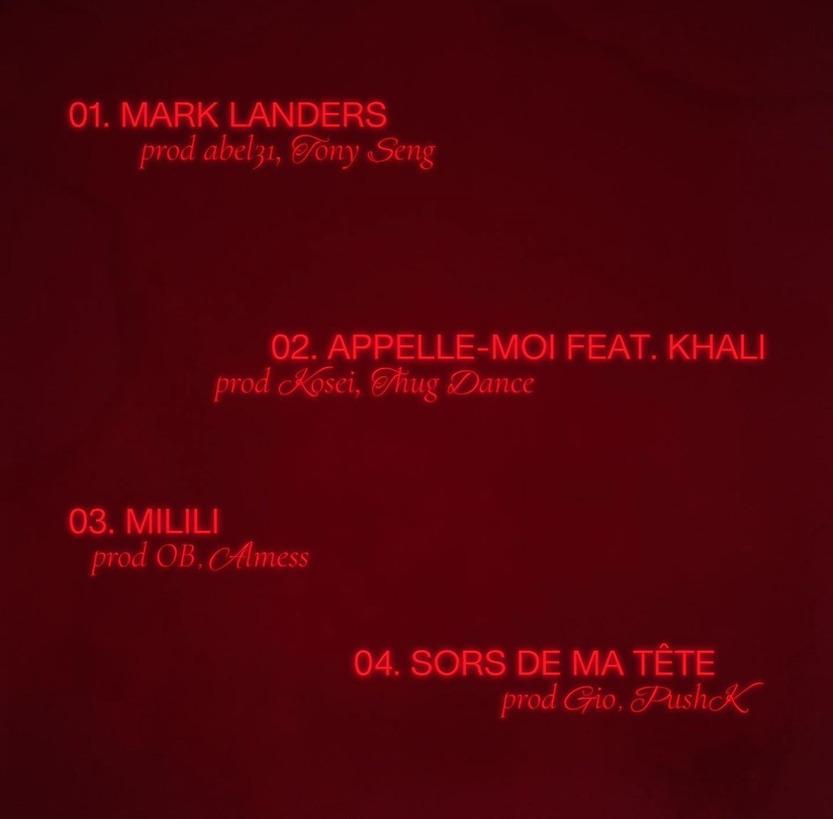 ShadesFrance's tweet photo. 🚨 STONY STONE annonce la sortie de son EP ! 

"ROUGE RED ROSSO"

Avec : 
▫️KHALI

📆 CE VENDREDI 

Cover :                                     Tracklist : https://t.co/Fa8S2B3VCl