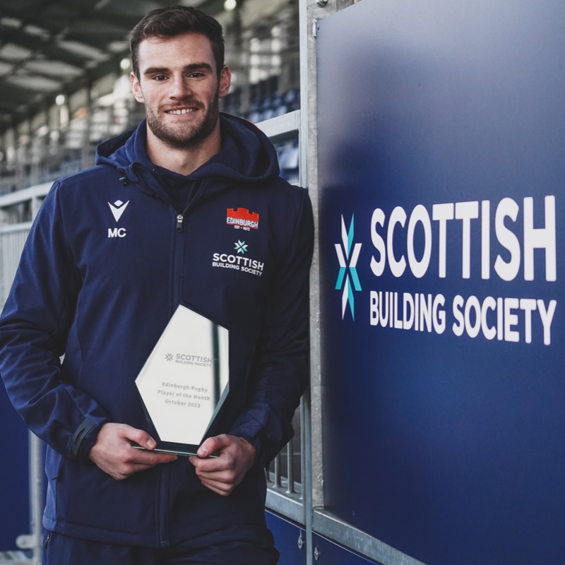 EdinburghRugby's tweet photo. Matt Currie is voted @_ScottishBS Player of the Month after a standout start to the season - starting 3⃣ out of 3⃣ games in the number 12 jersey.

Read more below 🗞️