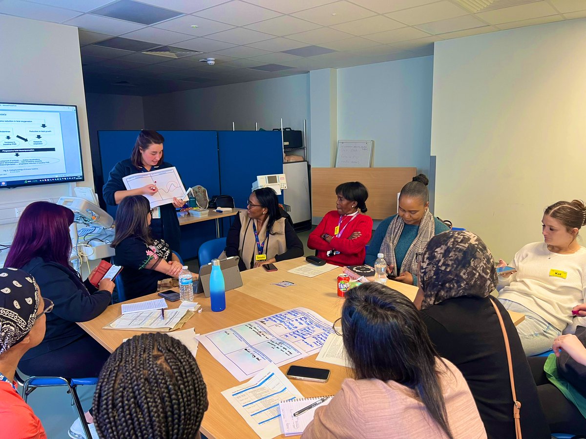 _misshr_'s tweet photo. Cross Site NUH X WH collaboration of facilitating MDT Fetal Monitoring Day with Federica &amp; I  @MaternityWX @NewhamHospital to ensure all our staff have their annual updates! Sister site support at its best 💜🤩 Amazing cohort today 🤩🤩🤩 https://t.co/L8dwKFBclg