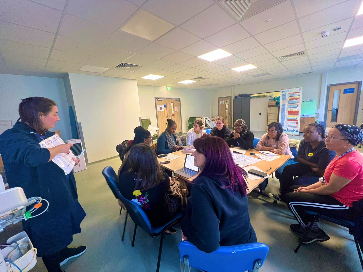 _misshr_'s tweet photo. Cross Site NUH X WH collaboration of facilitating MDT Fetal Monitoring Day with Federica &amp; I  @MaternityWX @NewhamHospital to ensure all our staff have their annual updates! Sister site support at its best 💜🤩 Amazing cohort today 🤩🤩🤩 https://t.co/L8dwKFBclg