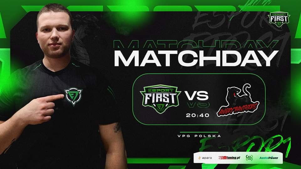 Esport First (@esportfirst1) on Twitter photo Walczymy o kolejne punkty w lidze VPG Polska, dzisiaj tylko jedno spotkanie z drużyną Angry Panthers Esport.
1️⃣ 20.40 - Angry Panthers Esport
🤍💚
#bornforesports
#jazdaesportfirst
<a href="/DuelmastersGG/">Duelmasters.io</a>
<a href="/VPG_Poland/">VPG Poland</a> Walczymy o kolejne punkty w lidze VPG Polska, dzisiaj tylko jedno spotkanie z drużyną Angry Panthers Esport.
1️⃣ 20.40 - Angry Panthers Esport
🤍💚
#bornforesports
#jazdaesportfirst
<a href="/DuelmastersGG/">Duelmasters.io</a>
<a href="/VPG_Poland/">VPG Poland</a>