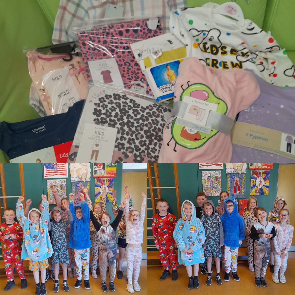 Thank you so much to all the parents and children for their support with the Children's Hospital Pyjamas charity. We raised an amazing £260 and also collected 14 pairs of beautiful new pyjamas.