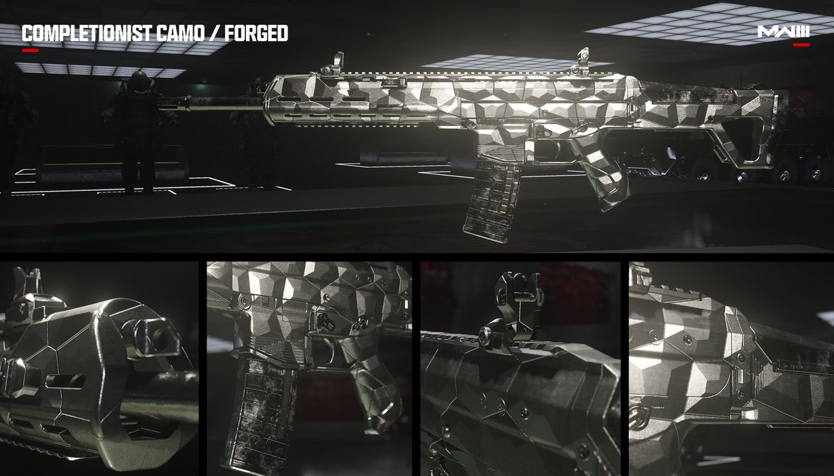 WarzoneAlerts's tweet photo. Mastery Camos for Call of Duty: #MW3 Multiplayer have been revealed.

Gold
Forged
Priceless
Interstellar

Which one is your favorite..? 😳 https://t.co/VDnJLtoGck