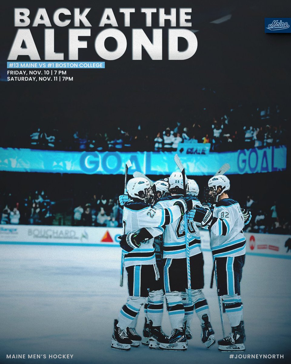 It'll be a top-15 series at the Alfond this weekend 🏠

🎟️ GoBlackBears.com/MIHTickets