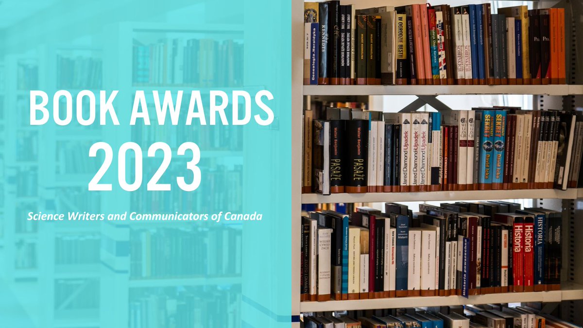 Attention all science writers! The 2023 #SWCCBookAwards is now open for submissions!

Learn more about the submission process and deadlines here:
sciencewriters.ca/bookawards2023