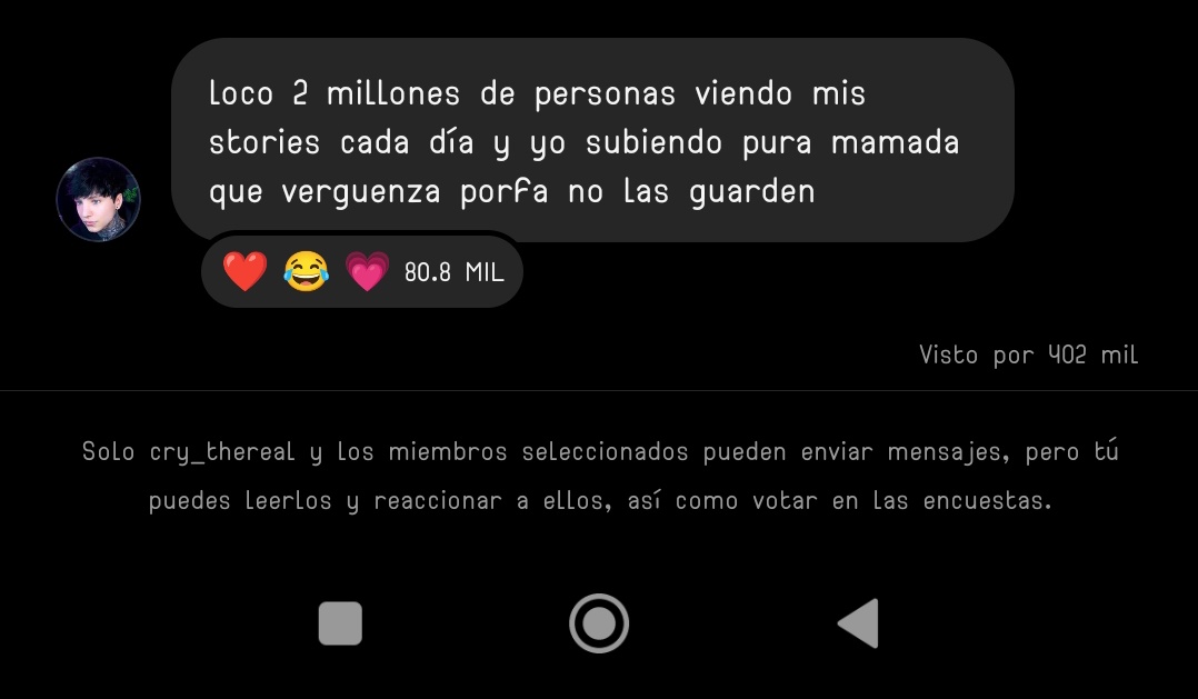 MikaVicky_29's tweet photo. Muy tarde @xCryboy, ya me guarde todas ☝️😞✨ Espero hoy estés mejor :3/
#xCry #tomatitas https://t.co/Xs3Vjdiw5m