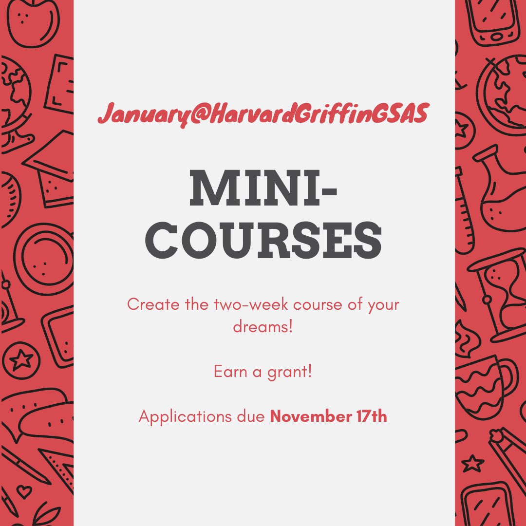 Harvard Griffin GSAS Student Council tweet media