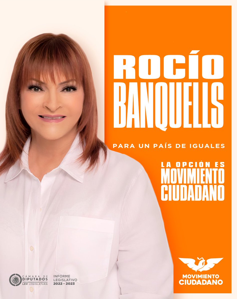 @banquells_dip_ en la Bancada Naranja trabaja por un México donde todas y todos tengamos los mismos derechos. Para un país de iguales, la opción es Movimiento Ciudadano 🍊.