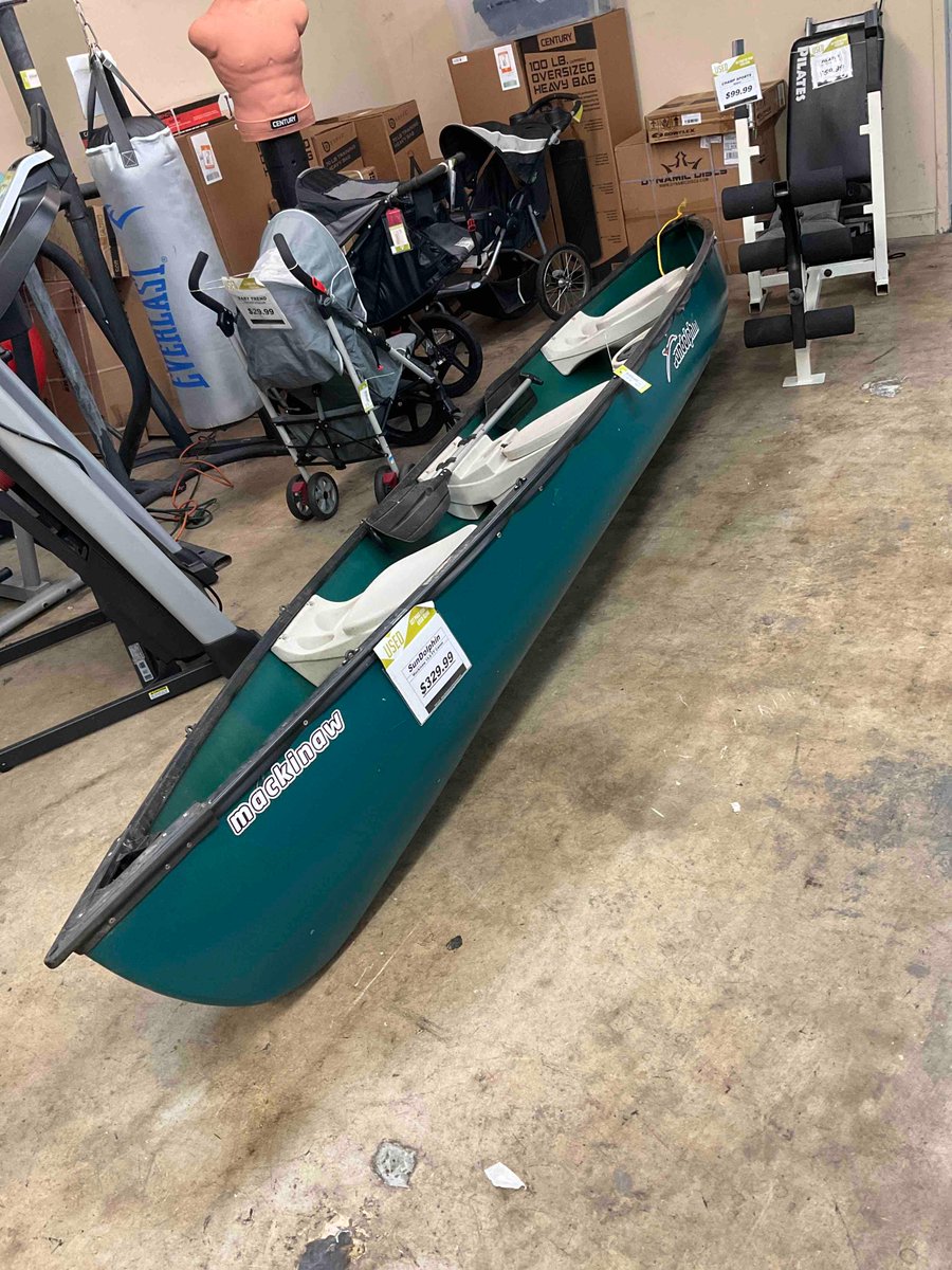 Sun Dolphin Mackinaw 15.6 ft canoe
 $329.99

#webuyused #getitbeforeitsgone #piasdecatur #watersports
