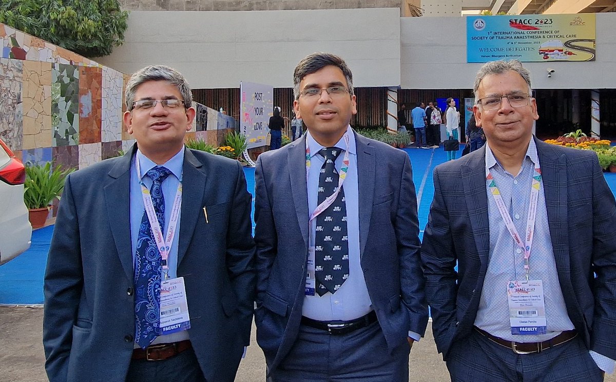 shivchavan's tweet image. Last weekend was well spent as I spread awareness about how to avoid errors in busy trauma centres and immediate management of major burn injury at the international conference on trauma and critical care at the PGIMER Chandigarh, India. Faculty from UHB going globally!
#STACC