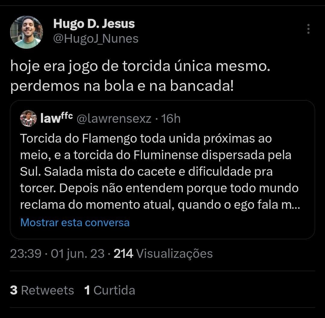 thiagoppd's tweet photo. https://t.co/zBH9ELpVOV