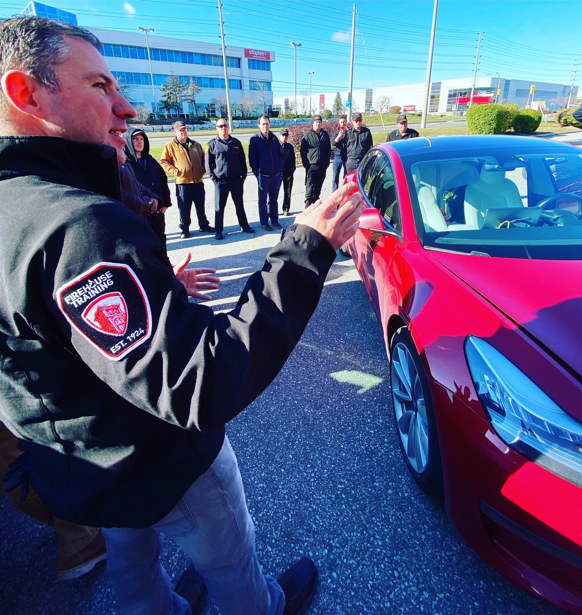 FirehouseTrain1's tweet image. The positive feedback has been pouring in from our EV &amp;amp; Lithium-Ion Battery Fire Practical training event on the weekend. We absolutely love what we do at Firehouse! More pics to come…🚗⚡️#lithiumionbattery #electriccarfires #trainingclass #hazmat #teslacars #hybrid