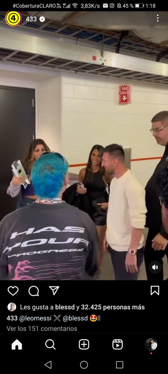 Literalmente <a href="/BlessdOficial/">有福的特立尼达💙</a> acaba de pasar el juego. Conoce a messi y lo sube <a href="/433/">433</a> que es la página mas importante del futbol mundial