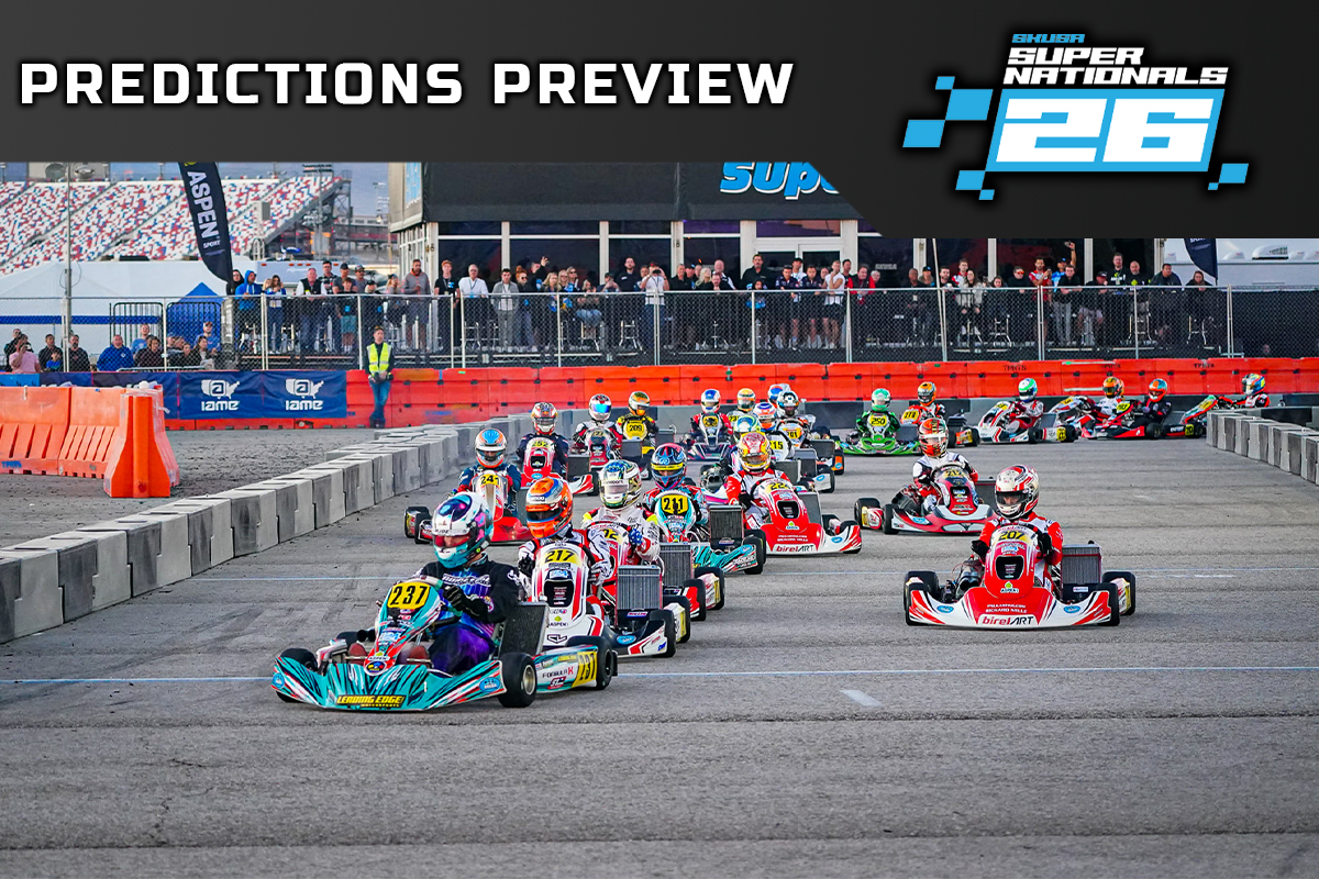 Predictions are in!!! EKN crew provide their nine podiums for <a href="/SuperKartsUSA/">Superkarts USA</a> #SuperNats26.

Who do you feel will be on the podium SuperSunday?

ekartingnews.com/2023/11/06/ekn…

#EKNatSKUSA #SKUSA #SKUSASuperNationals #SuperNats26 #Vegas #LVMS #Predictions #karting