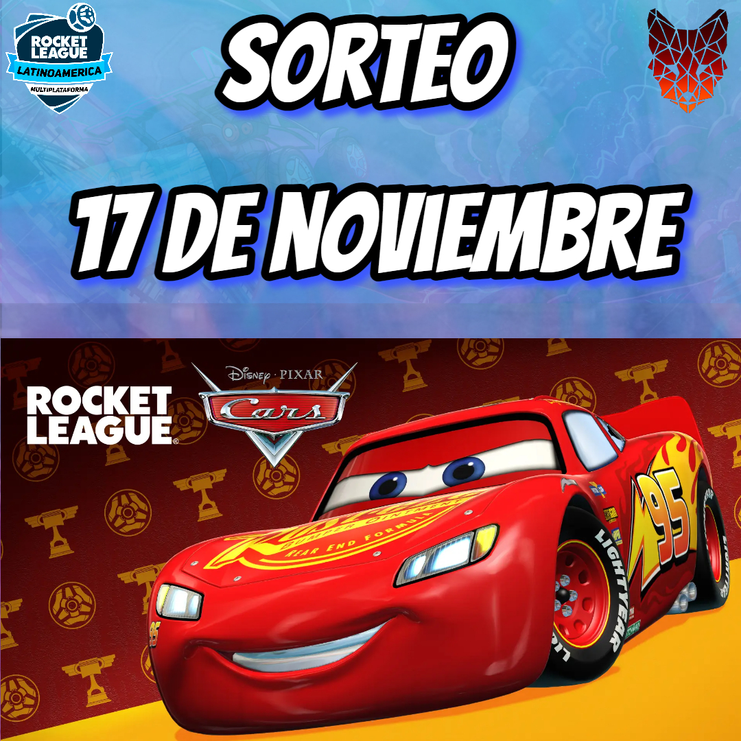 WILOY_97's tweet photo. Sorteo un Rayo Mcqueen Bundle (2500cr)

Para este 17 de Noviembre

Para participar:

Twitter: Follow, Like y RT

Twitch: Follow https://t.co/pmSWImn9tl

Tiktok: Follow: https://t.co/FRORGs7Hps https://t.co/3Bnp4HLDYc
