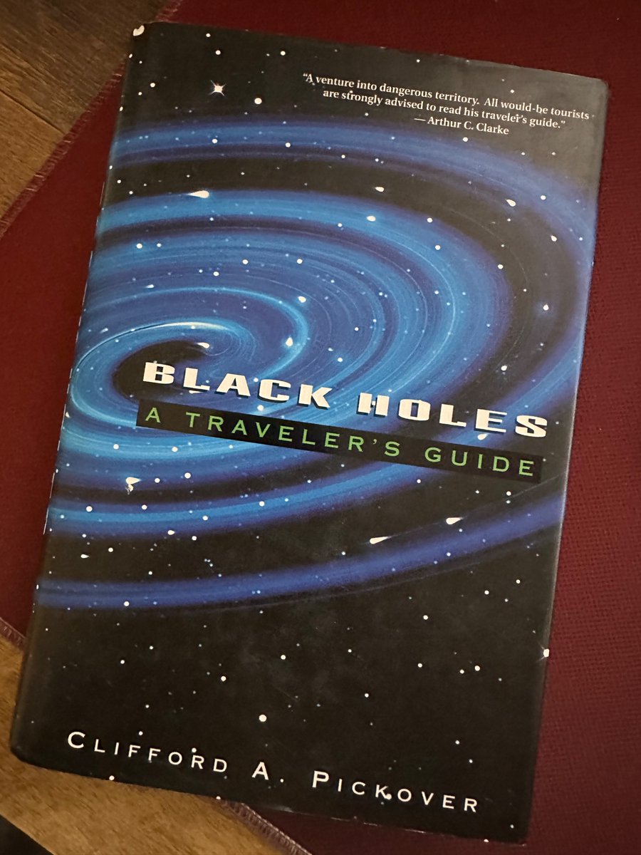 Scott Simpson (@scotty) on Twitter photo I lost this book a long tim ago and was able to find a copy. I love this book and it’s what I recommend to people that want an approachable way to understand black holes. Thanks for the excellent work <a href="/pickover/">Cliff Pickover</a> I lost this book a long tim ago and was able to find a copy. I love this book and it’s what I recommend to people that want an approachable way to understand black holes. Thanks for the excellent work <a href="/pickover/">Cliff Pickover</a>