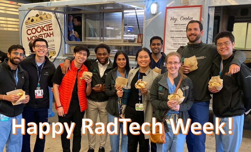 All the #radres at @BrighamWomens are helping to celebrate #RadTechWeek! @ASRT #RadTech #radiologictechnologist