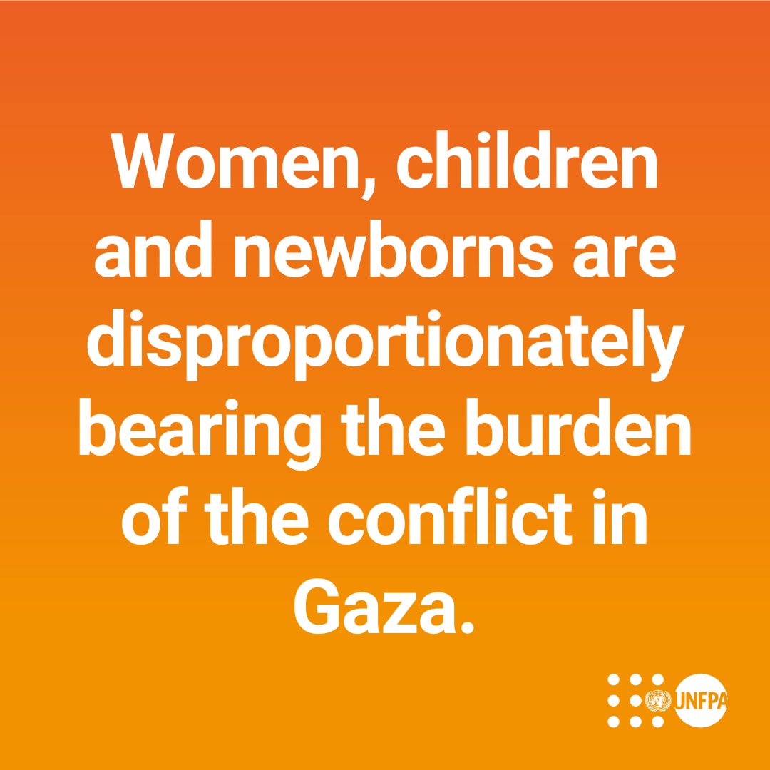 UNFPA (@unfpa) on Twitter photo ⚠️ As of 3 November, 2,326 women and 3,760 children have been killed in the #GazaStrip.
<a href="/UN/">United Nations</a> agencies have dispatched life-saving aid in #Gaza, but much more is needed.
See the warning by <a href="/UNICEF/">UNICEF</a>, <a href="/UNRWA/">UNRWA</a>, <a href="/UNFPA/">UNFPA</a> and <a href="/WHO/">World Health Organization (WHO)</a>: unf.pa/wdn
#NotATarget ⚠️ As of 3 November, 2,326 women and 3,760 children have been killed in the #GazaStrip.
<a href="/UN/">United Nations</a> agencies have dispatched life-saving aid in #Gaza, but much more is needed.
See the warning by <a href="/UNICEF/">UNICEF</a>, <a href="/UNRWA/">UNRWA</a>, <a href="/UNFPA/">UNFPA</a> and <a href="/WHO/">World Health Organization (WHO)</a>: unf.pa/wdn
#NotATarget