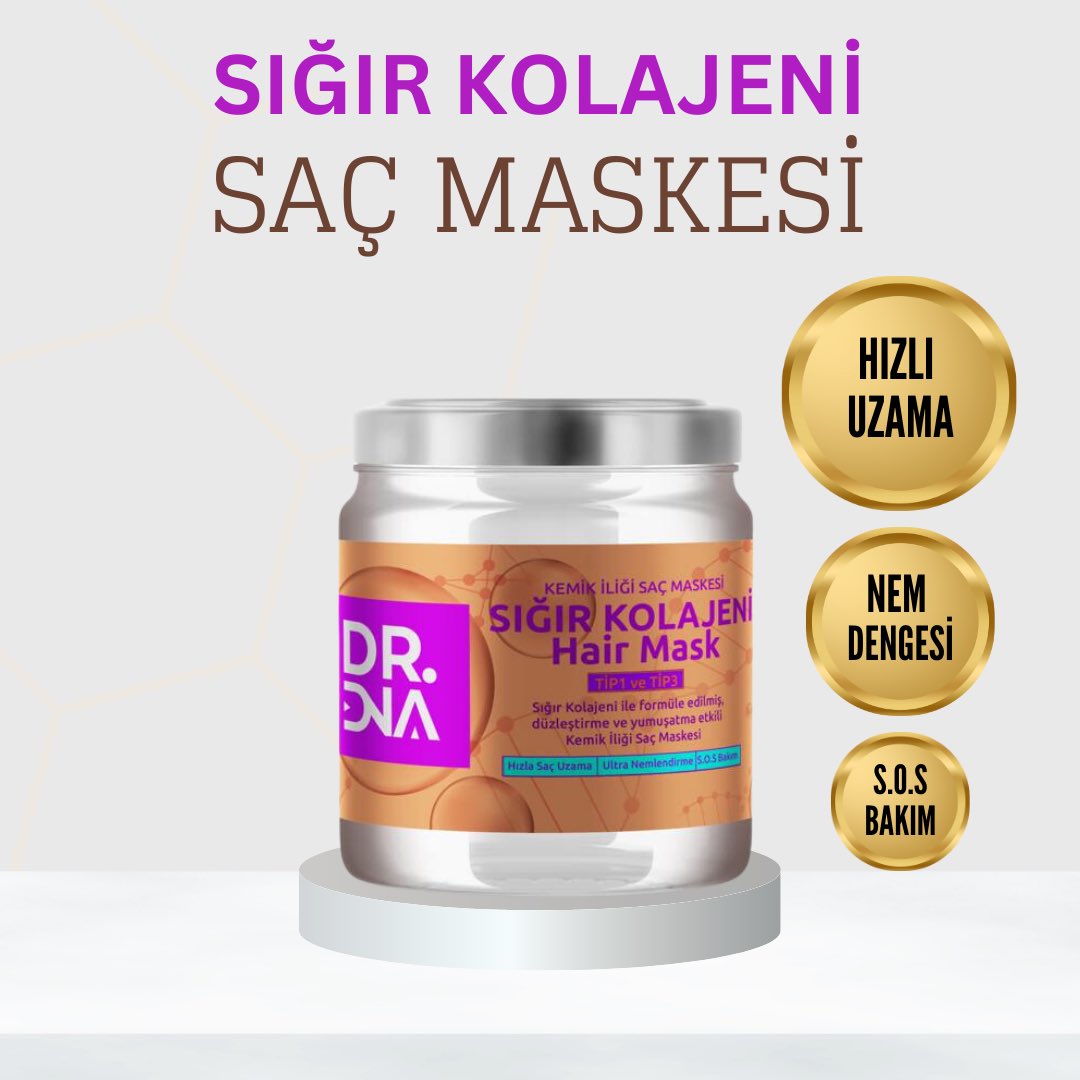drdna_'s tweet photo. Dr Dna Kemik İliği &amp; Kolajen Saç Maskesi https://t.co/5p97q9mT0I