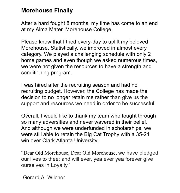 #MorehouseRising