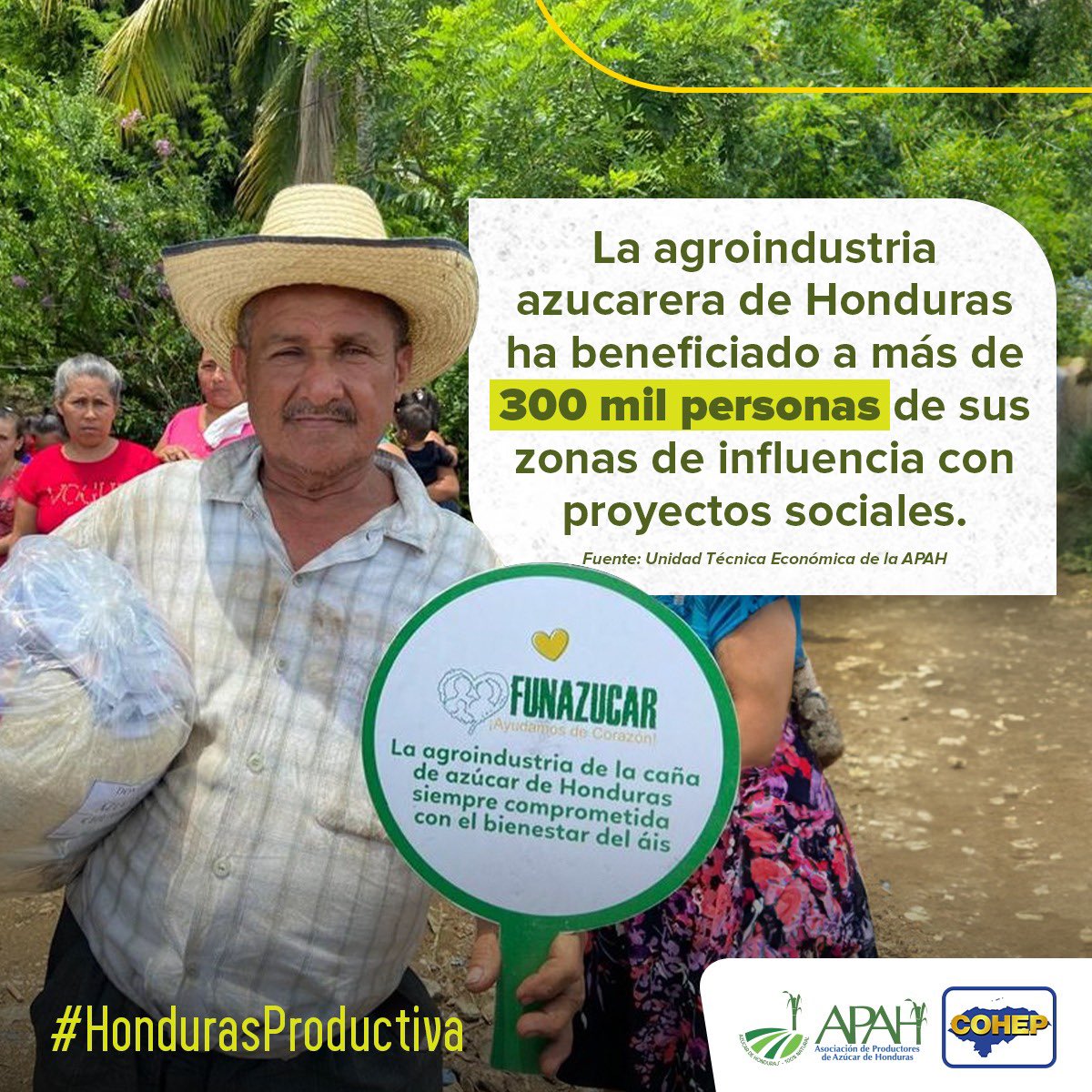 COHEPHonduras's tweet photo. #HondurasProductiva La  agroindustria azucarera impulsa el desarrollo de #Honduras, es una fuente de ingresos y empleo y desempeña un papel fundamental en la diversificación de la economía y en el desarrollo de las áreas rurales a través de los programas de RSE y de infraestructura comunitaria. @APAH_org #SomosVidaParaHonduras #DulceVida
