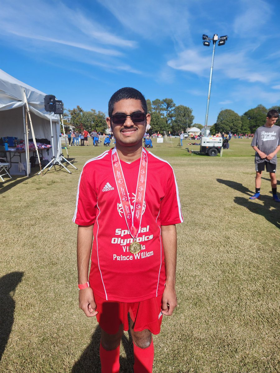 I got gold medal in soccer championship