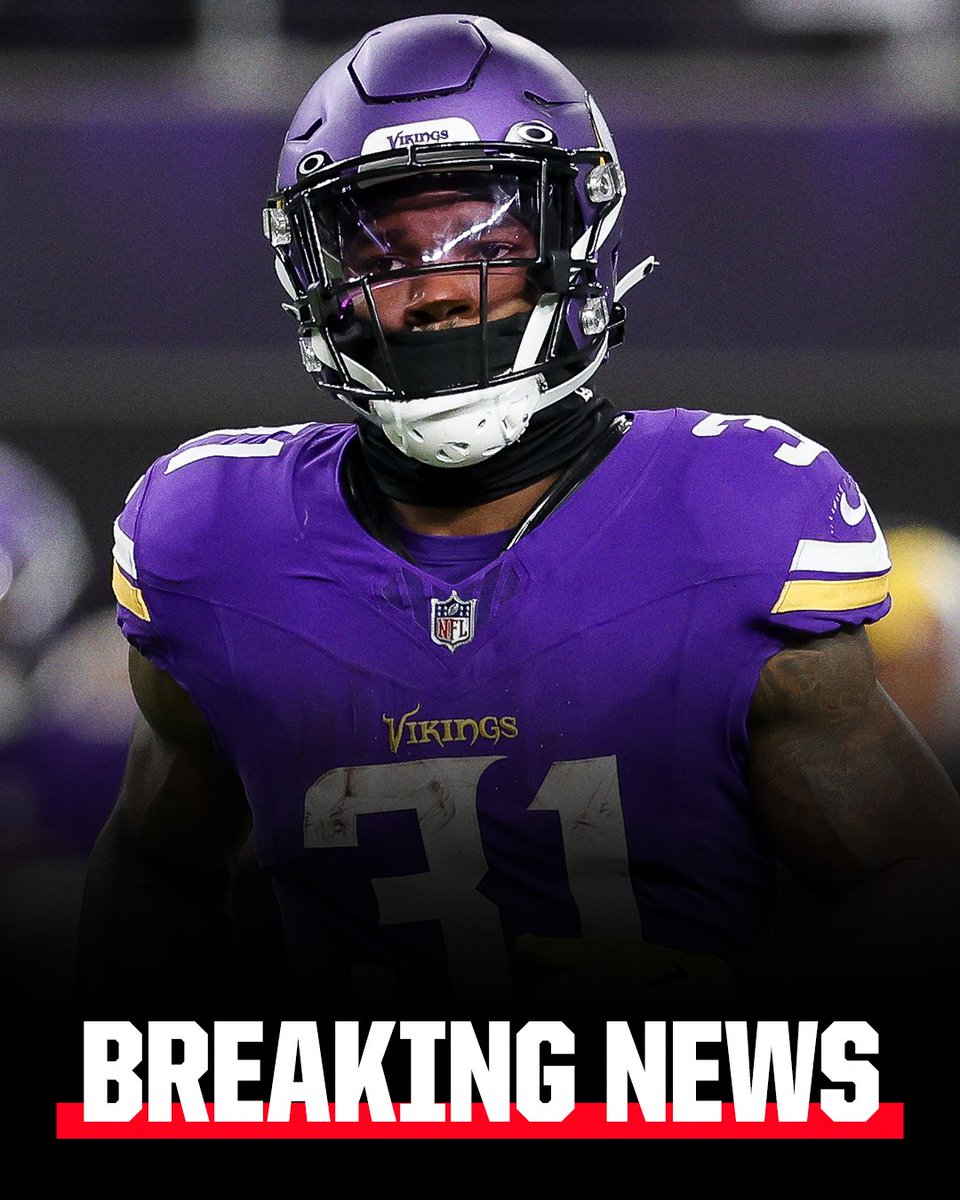 espn's tweet photo. Breaking: Vikings RB Cam Akers is out for the season after tearing his Achilles on Sunday, head coach Kevin O'Connell announced. https://t.co/sxXDbP07ab