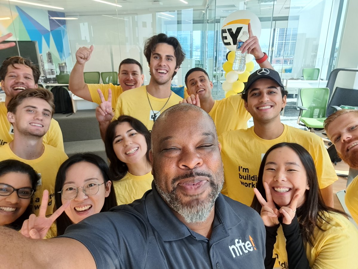 NFTE's tweet photo. Fueling a Future with @EY_US and NFTE! Last Friday, over 200+ EY volunteers from around the world came together as coaches, joining more than 500+ NFTE students during #EYConnectDay.
A big thank you to all the dedicated EY volunteers! https://t.co/hJVr780PsO