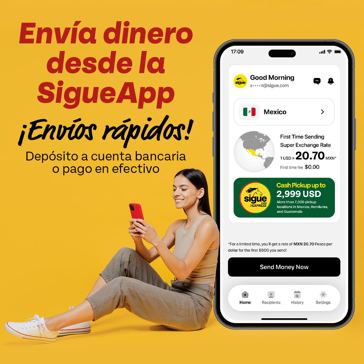 SigueCorp's tweet photo. Envia dinero desde EEUU a mas de 60 paises.💸 Aprovecha las :

✔️bajas cuotas de transferencia
✔️tipo de cambio competitivos y 
✔️nuestra amplia red global de pagos

🌎📊👍

#enviodedinero #moneytransfer #remesas https://t.co/rf6lOXAtVq