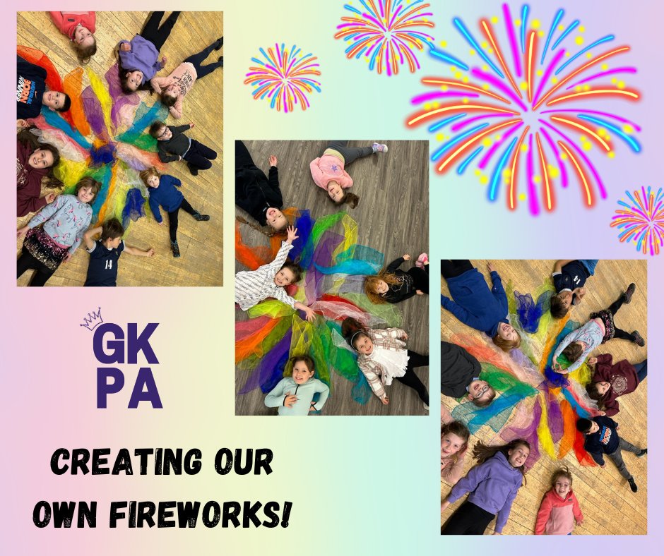 Last week in classes, we worked together, got creative and made our own fireworks! Here is some photos of them all having great fun✨😀