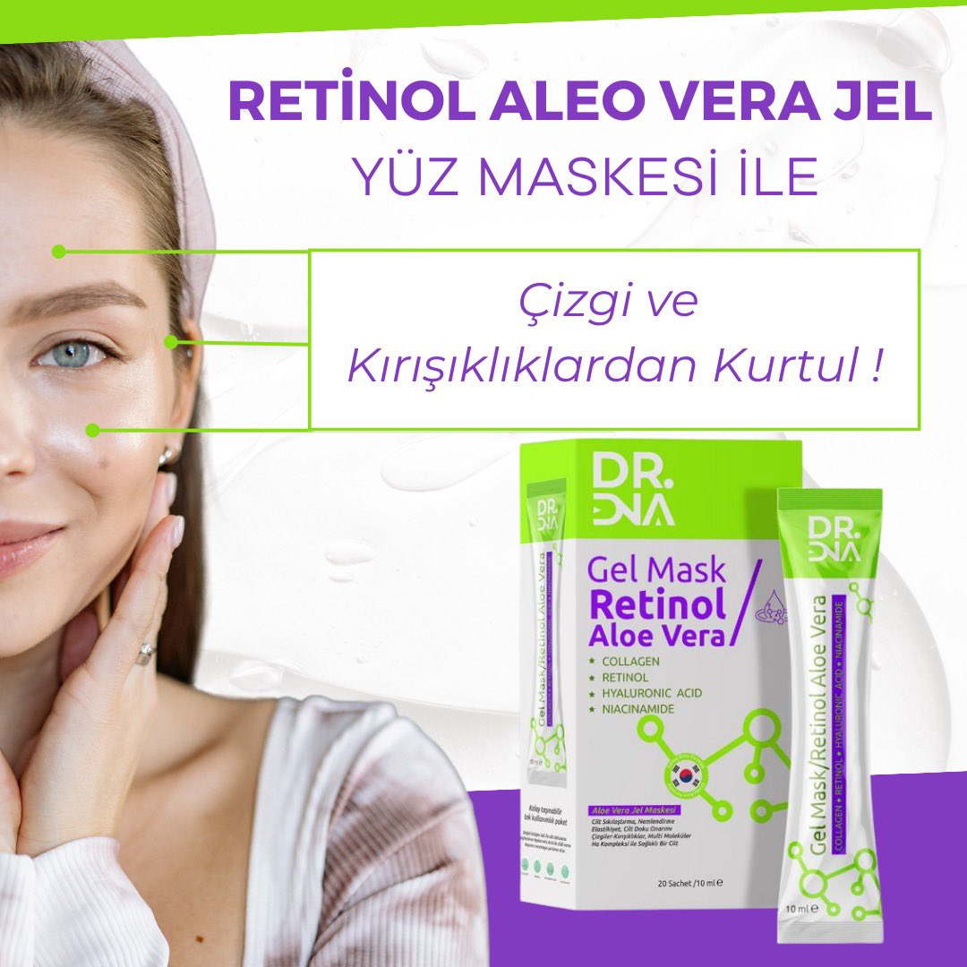 drdna_'s tweet photo. Dr Dna Retinol &amp; Aleo Vera Yüz Maskesi https://t.co/o97GP11DhK